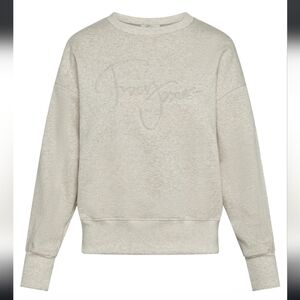 Tracy James Erica Pullover Crewneck Embossed Sweater Small